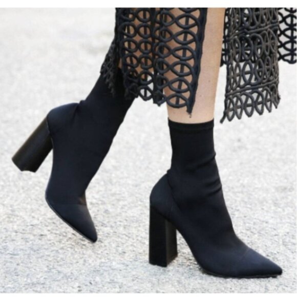Tony Bianca Diddy Lycra Booties Size 7 - Picture 1 of 15